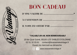 Bon cadeau verso