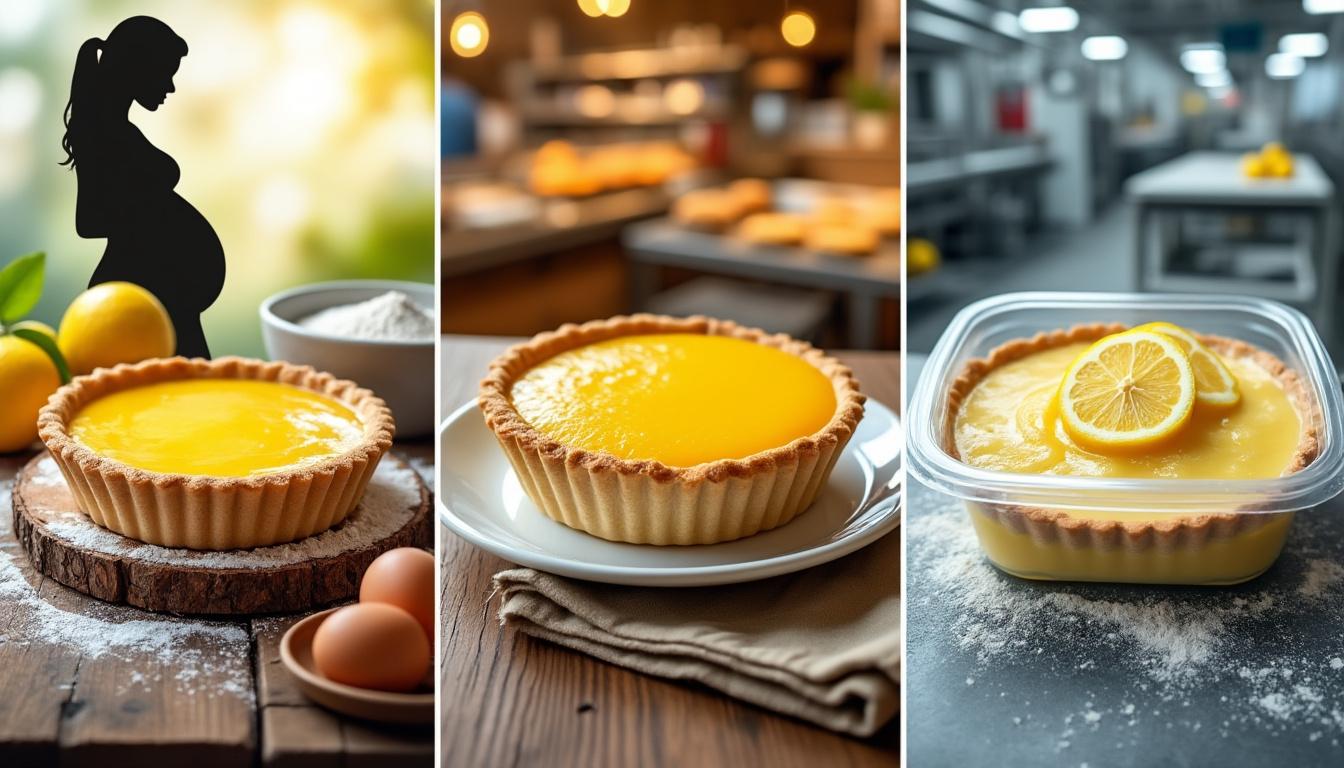 découvrez les risques potentiels de la consommation de tarte au citron pendant la grossesse, selon qu'elle soit faite maison, achetée en boulangerie ou industrielle, pour une meilleure sécurité alimentaire.