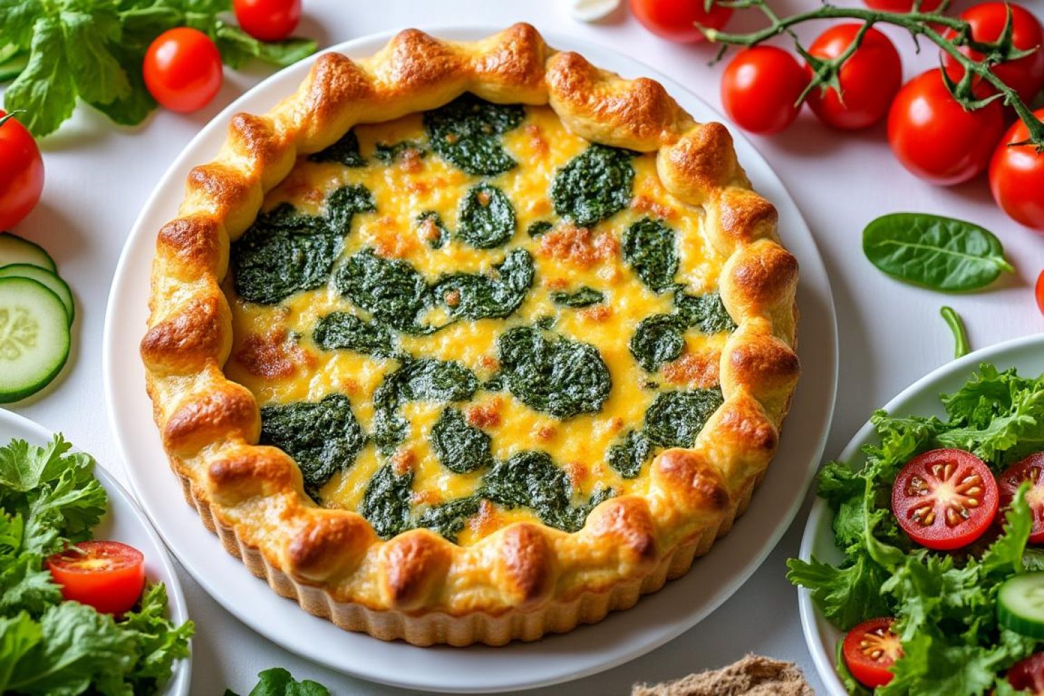 Accompagnement quiche : idées d’entrées, salades et garnitures