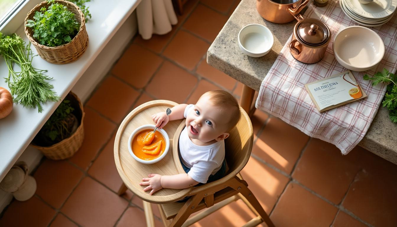 découvrez des recettes saines et adaptées pour bébé, avec des conseils pratiques et des aliments recommandés selon chaque étape de son développement.