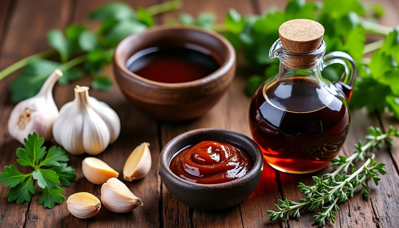 découvrez des alternatives savoureuses à la sauce worcestershire pour enrichir vos recettes sans compromis sur le goût.