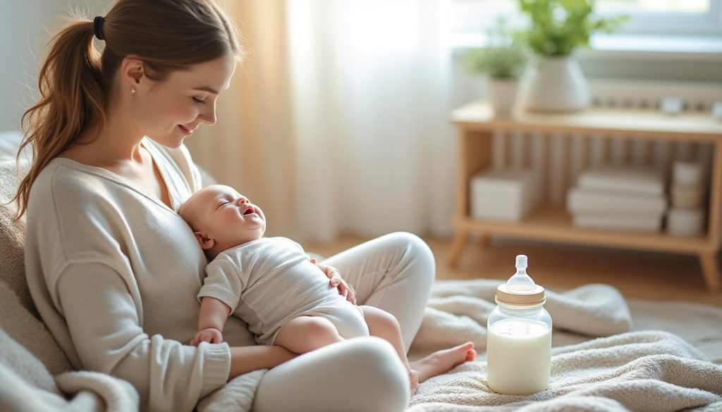 découvrez les besoins quotidiens en lait pour un bébé de 6 mois, conseils sur la quantité idéale en biberon et l'allaitement pour assurer une croissance optimale.