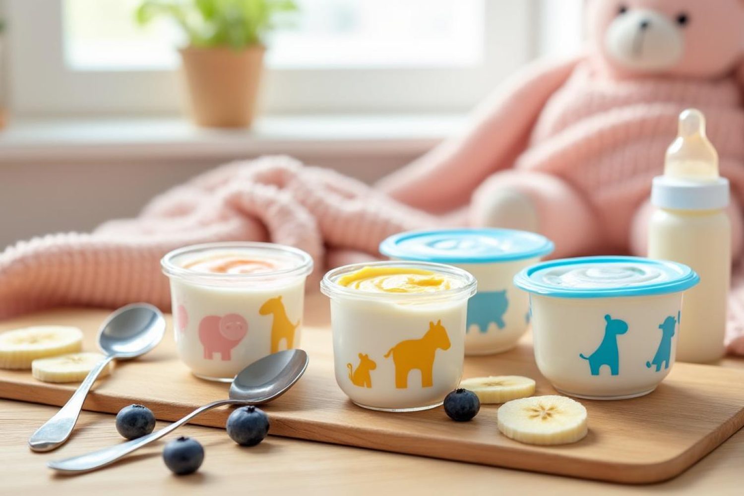 Quel yaourt pour bébé : choix, âge recommandé et précautions