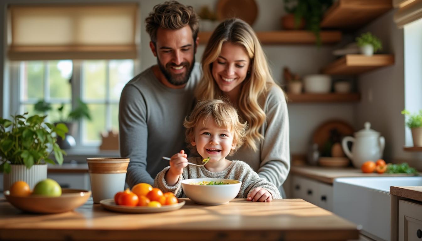 découvrez des idées simples et des recettes adaptées pour le repas du soir de votre bébé, en fonction de son âge, pour une alimentation saine et équilibrée.