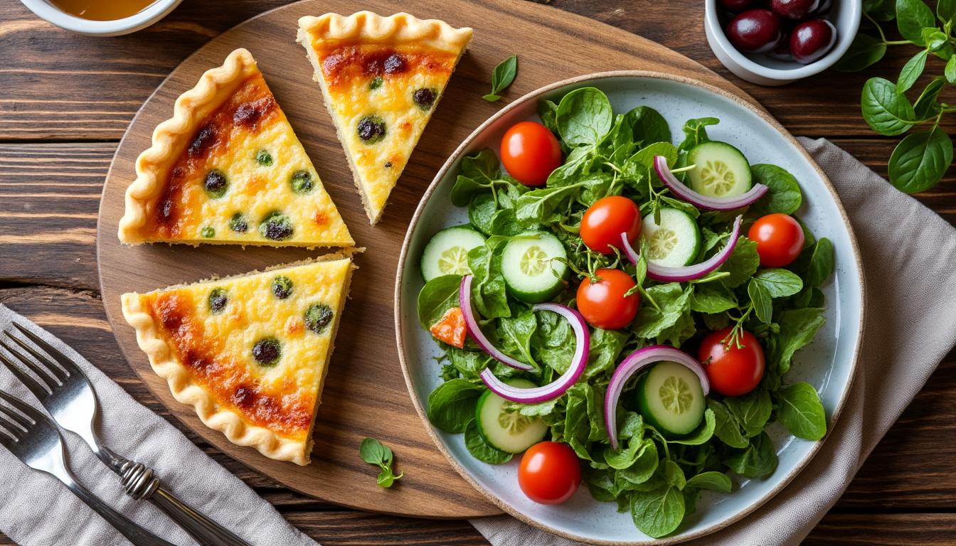 découvrez nos recettes fraîches de salades composées parfaites pour accompagner vos quiches, avec des idées d'associations savoureuses et faciles à réaliser.