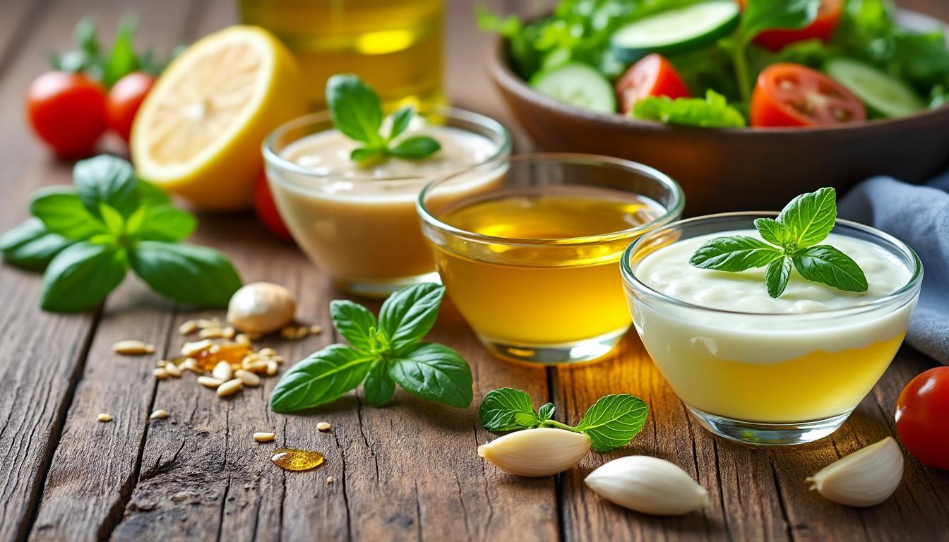 découvrez des idées de sauces salade sans vinaigre, avec des variantes et alternatives simples pour des assaisonnements savoureux et légers.