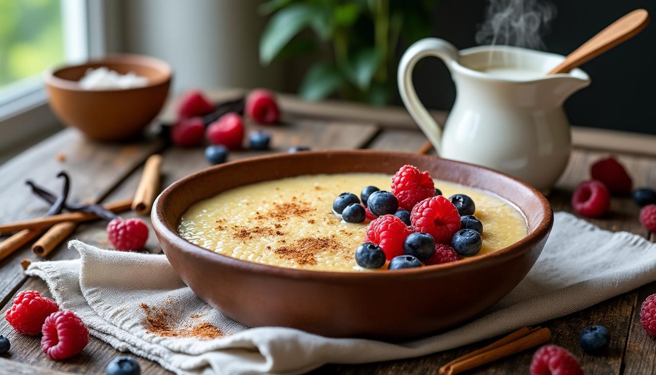découvrez notre recette facile de semoule au lait, accompagnée d'astuces pratiques et de variantes maison pour régaler toute la famille.