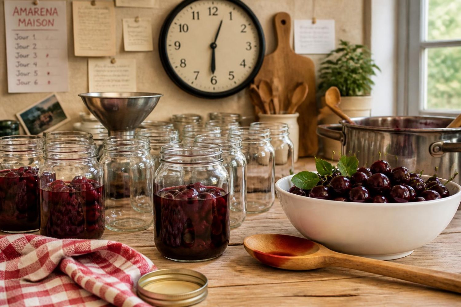 Cerises amarena maison : la recette en 6 jours