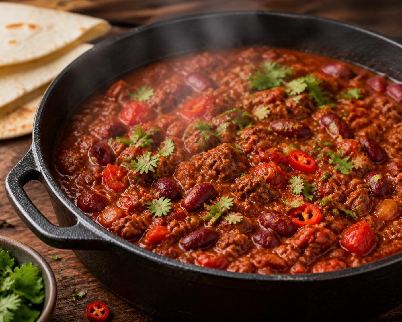 découvrez notre recette traditionnelle de chili con carne, facile à préparer et pleine de saveurs authentiques. parfaite pour un repas convivial et réconfortant.