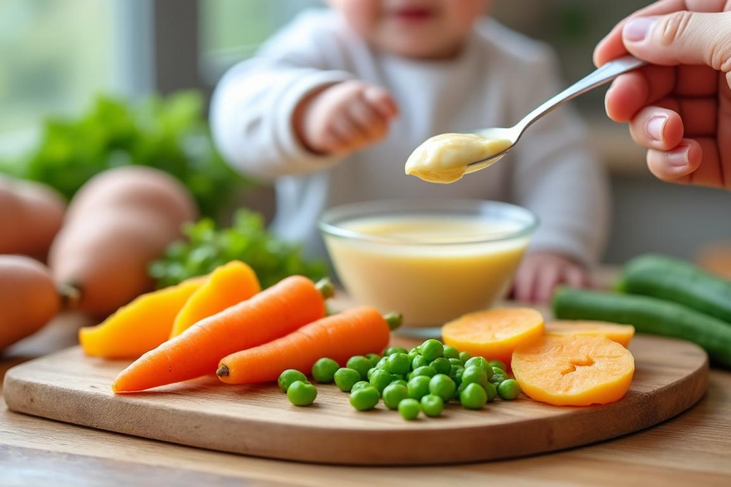 Légume bébé 4 mois : introduction, liste et conseils de préparation