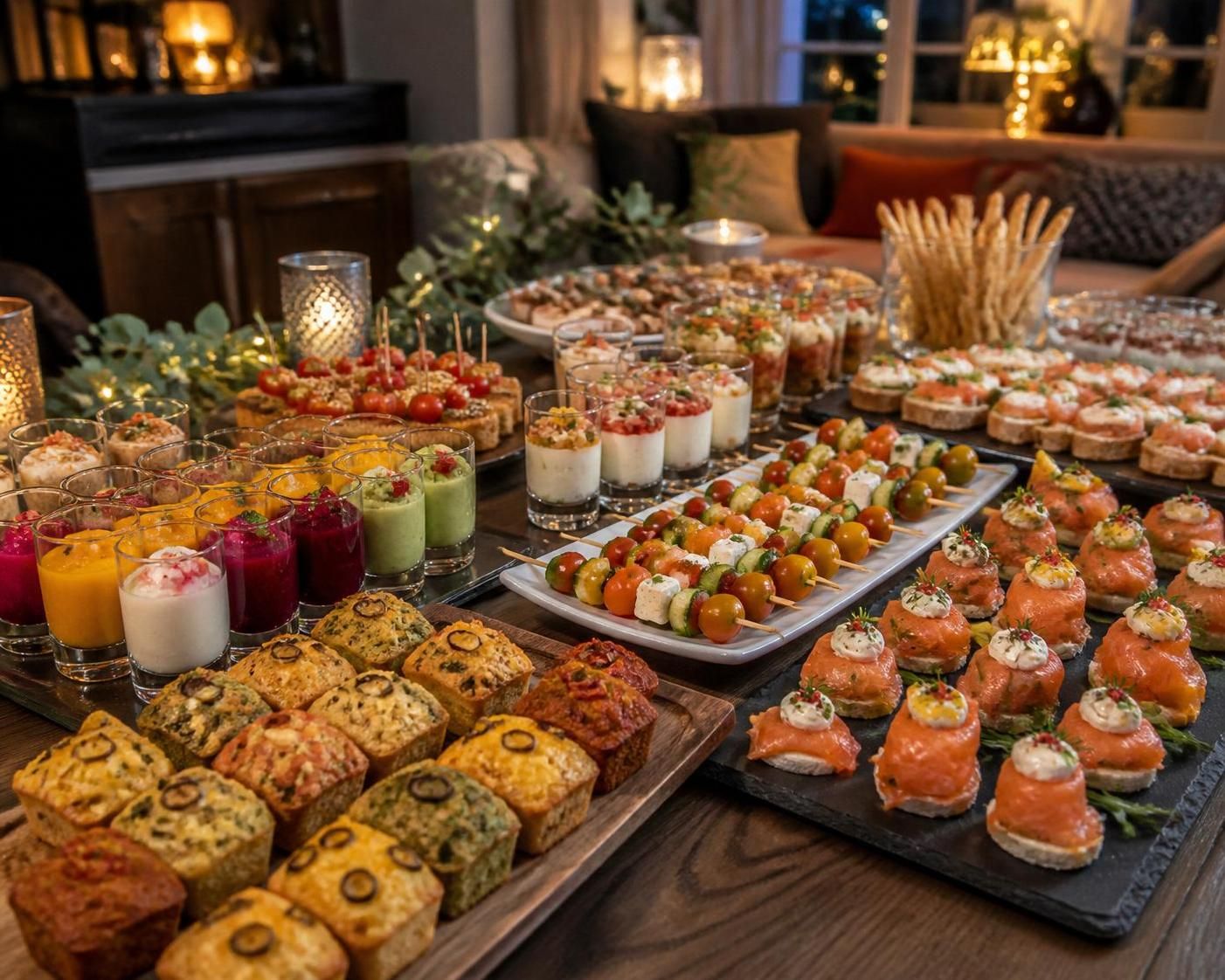 découvrez 20 recettes d'apéritifs froids faciles à préparer à l'avance pour régaler vos invités lors des fêtes.