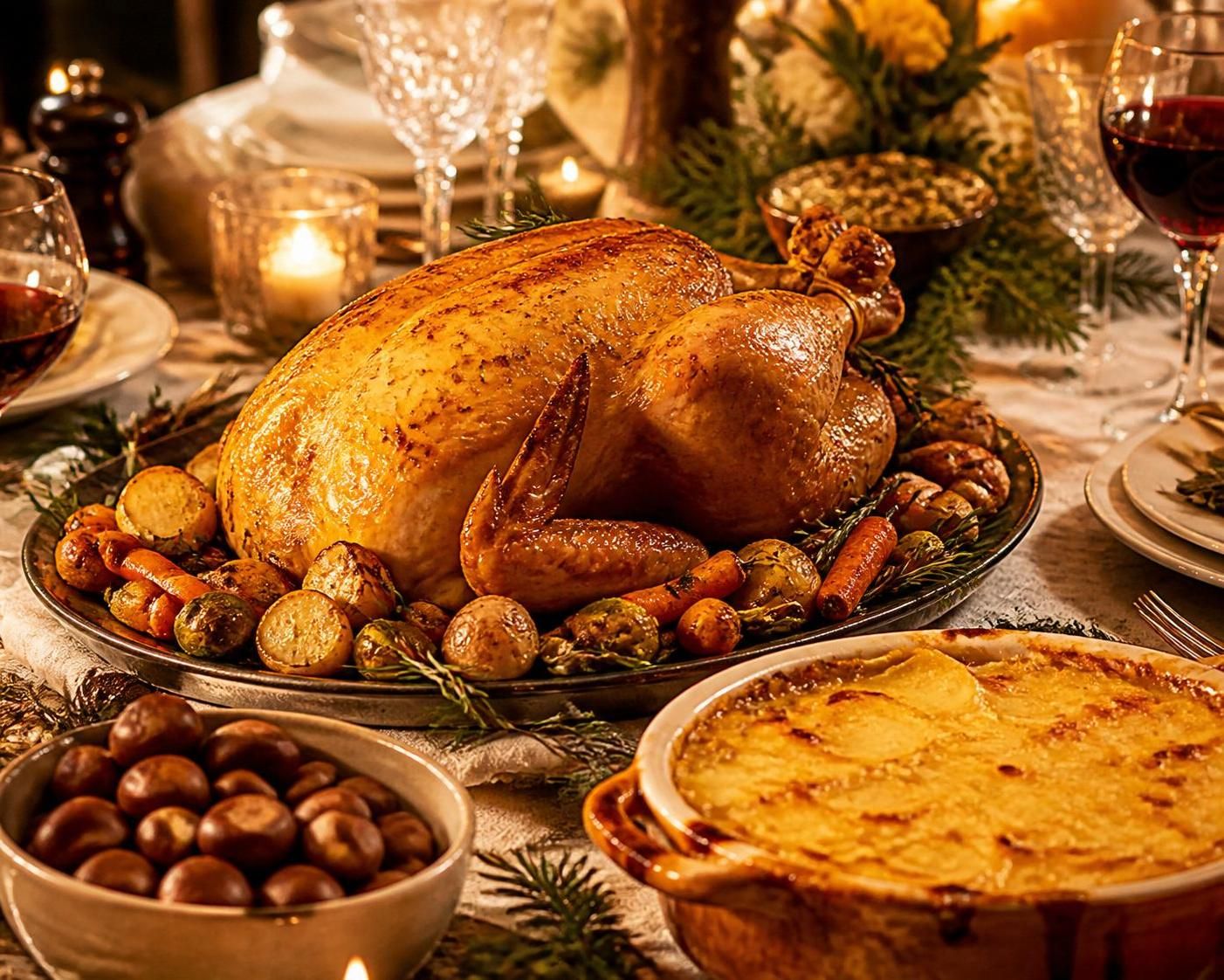 découvrez les meilleures idées d'accompagnement avec un chapon : légumes, fruits et garnitures festives pour sublimer votre repas de fête.