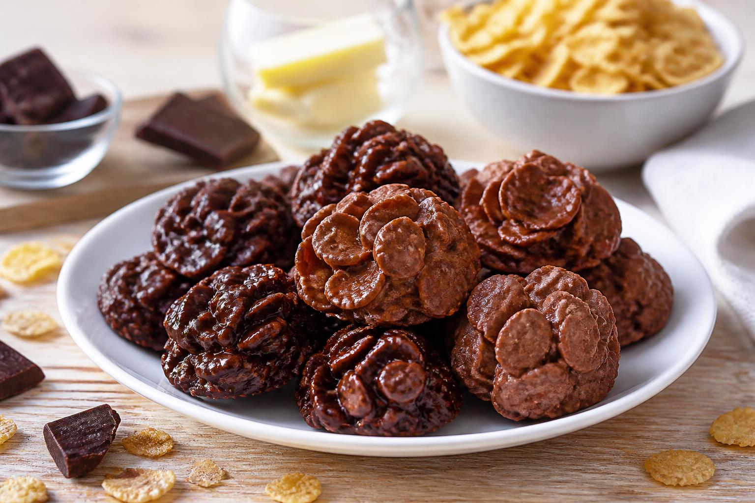 découvrez la recette facile des roses des sables au chocolat, à réaliser avec ou sans beurre, pour un délicieux dessert croustillant et gourmand.