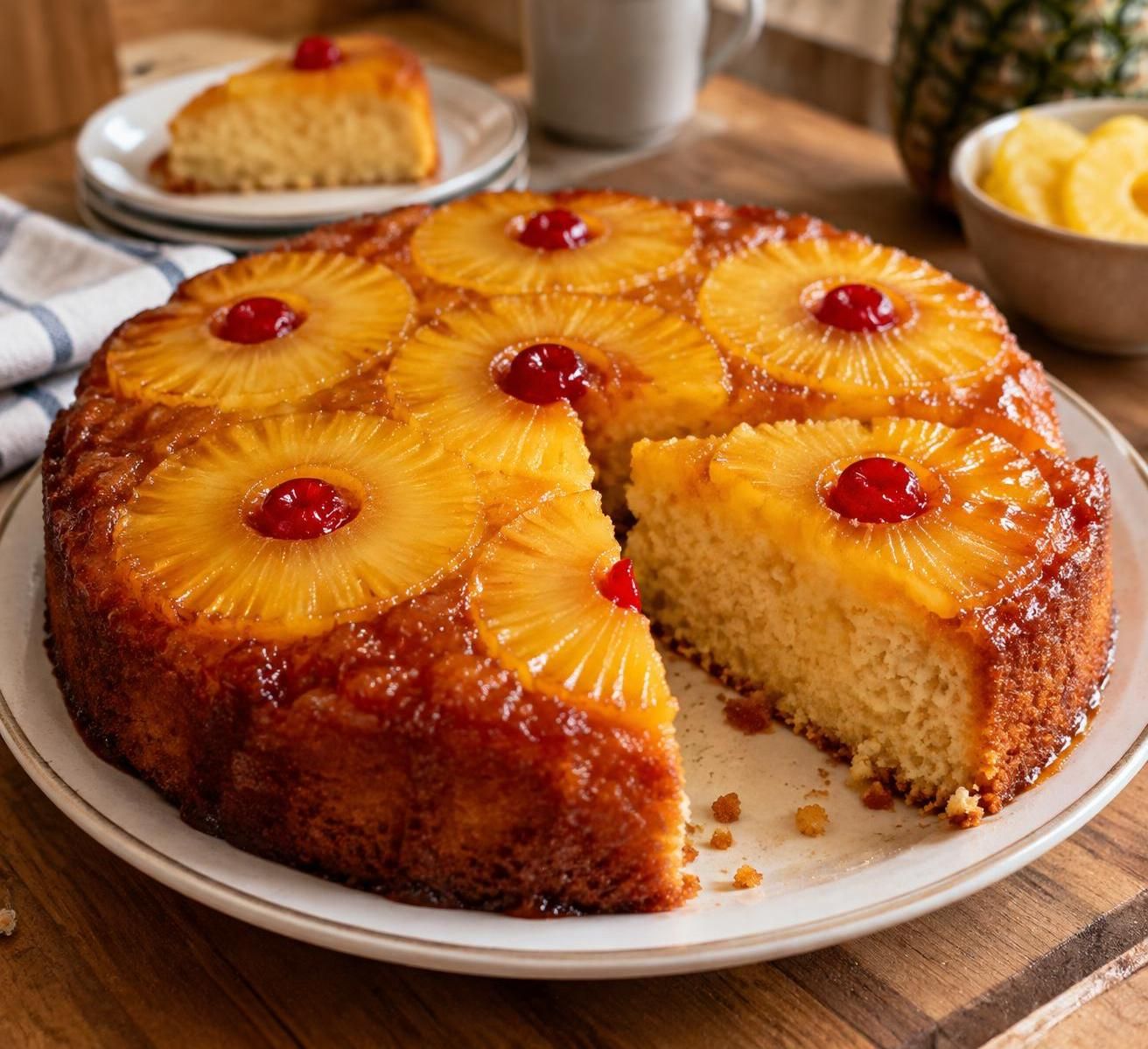 découvrez un gâteau moelleux à l’ananas facile à préparer, sans beurre ou façon antillaise : une recette gourmande et parfumée pour le dessert.
