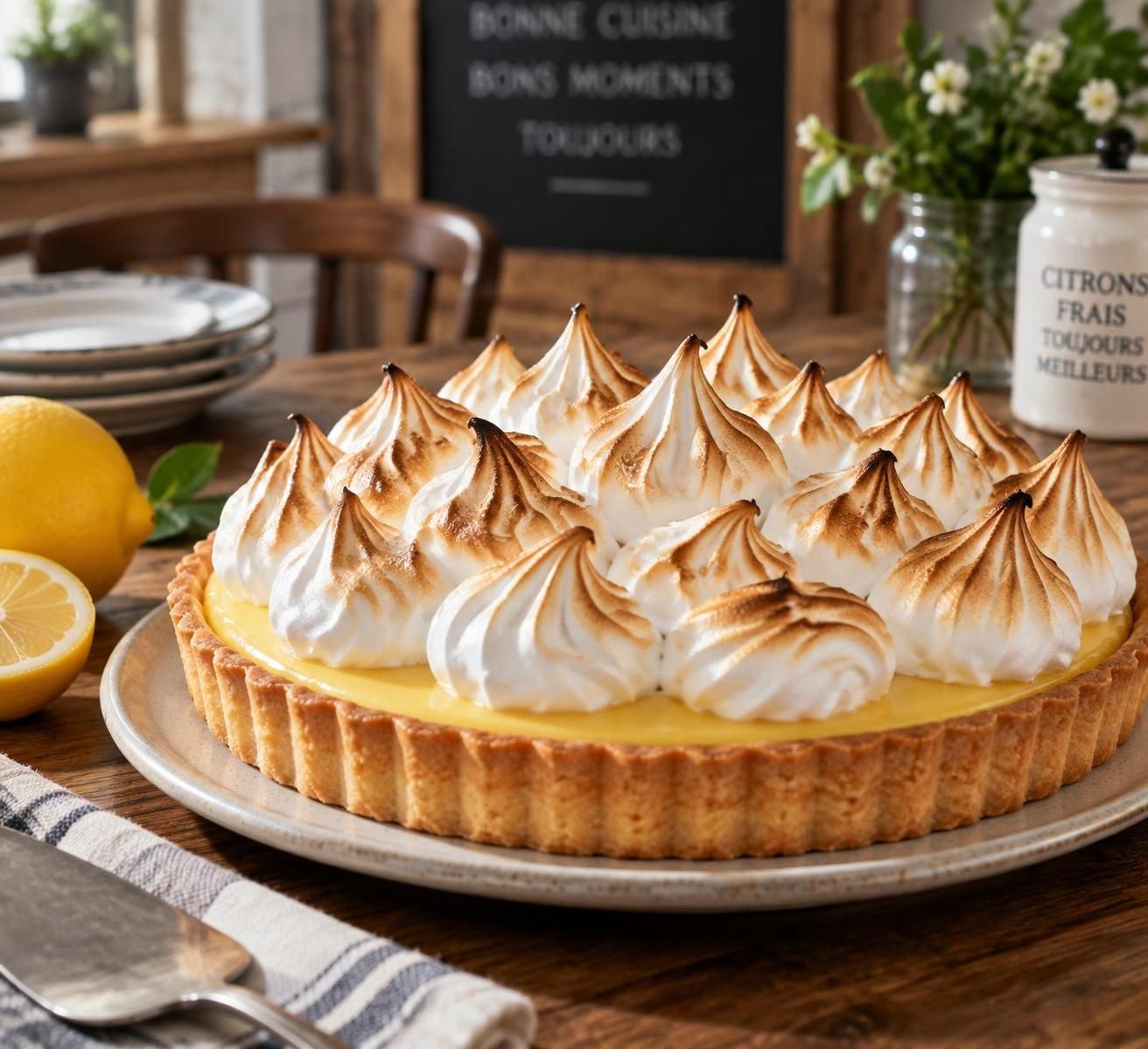 découvrez comment réussir une tarte au citron meringuée facile et gourmande, avec une pâte croustillante, une crème acidulée et une meringue légère.